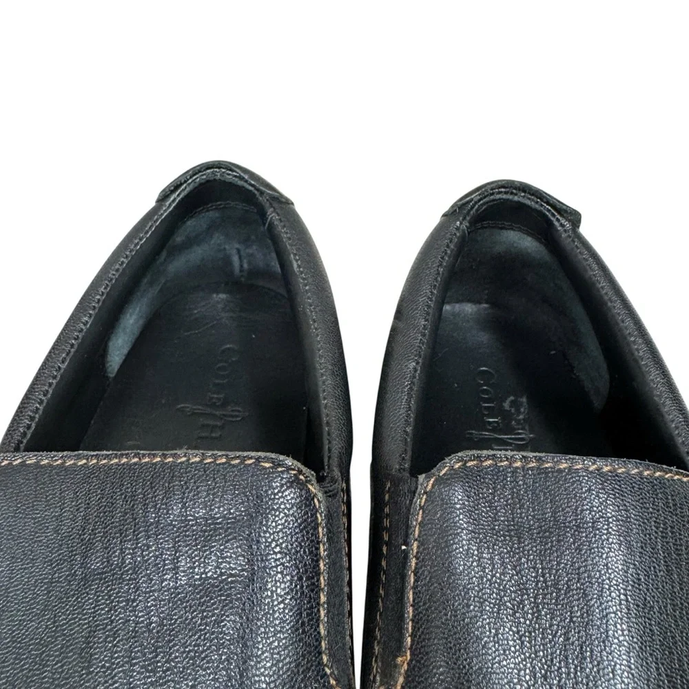 Cole Haan Tucker Venetian Loafers Men's Size 10 Black Leather Driving Shoes - Picture 8 of 13